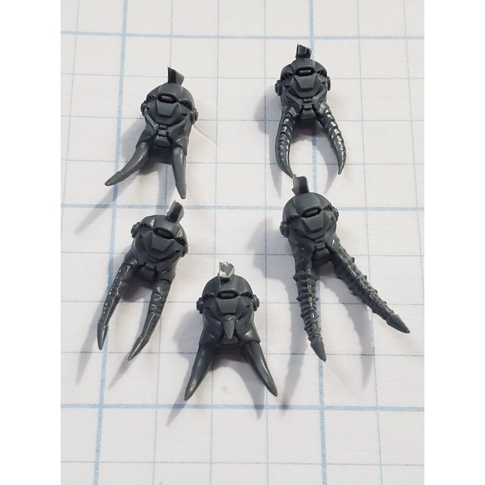 Warhammer 40k Chaos Space Marines Bits CTS Terminator Long Tusks Heads x5